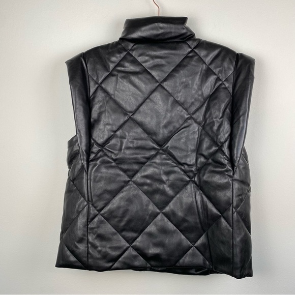 REVOLVE PISTOLA Quilted Vegan Leather convertible Jacket - Picture 9 of 12